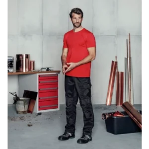 Willkommen Bei Würth MODYF Arbeits T-Shirt Job+ Rot 10